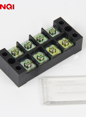 TB4504L接线端子排45A大电流绝缘固定电源电线连接器4P位接线排柱