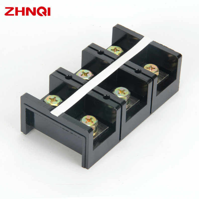 tc-3003配电箱电源接线柱铜端子排3位300a大电流电线连接器对接