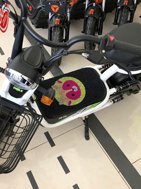 大队车垫适用于雅迪S-酷KA-T脚垫TDT1126Z脚垫雅迪酷K丝圈脚垫