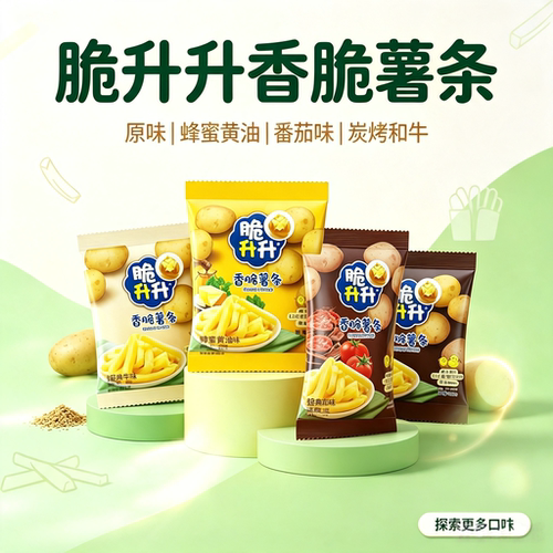 【官方正品】脆升升薯条