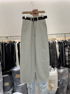 长裤 女百搭休闲哈伦裤 高级感宽松显瘦高腰直筒加绒阔腿裤 欧货时尚