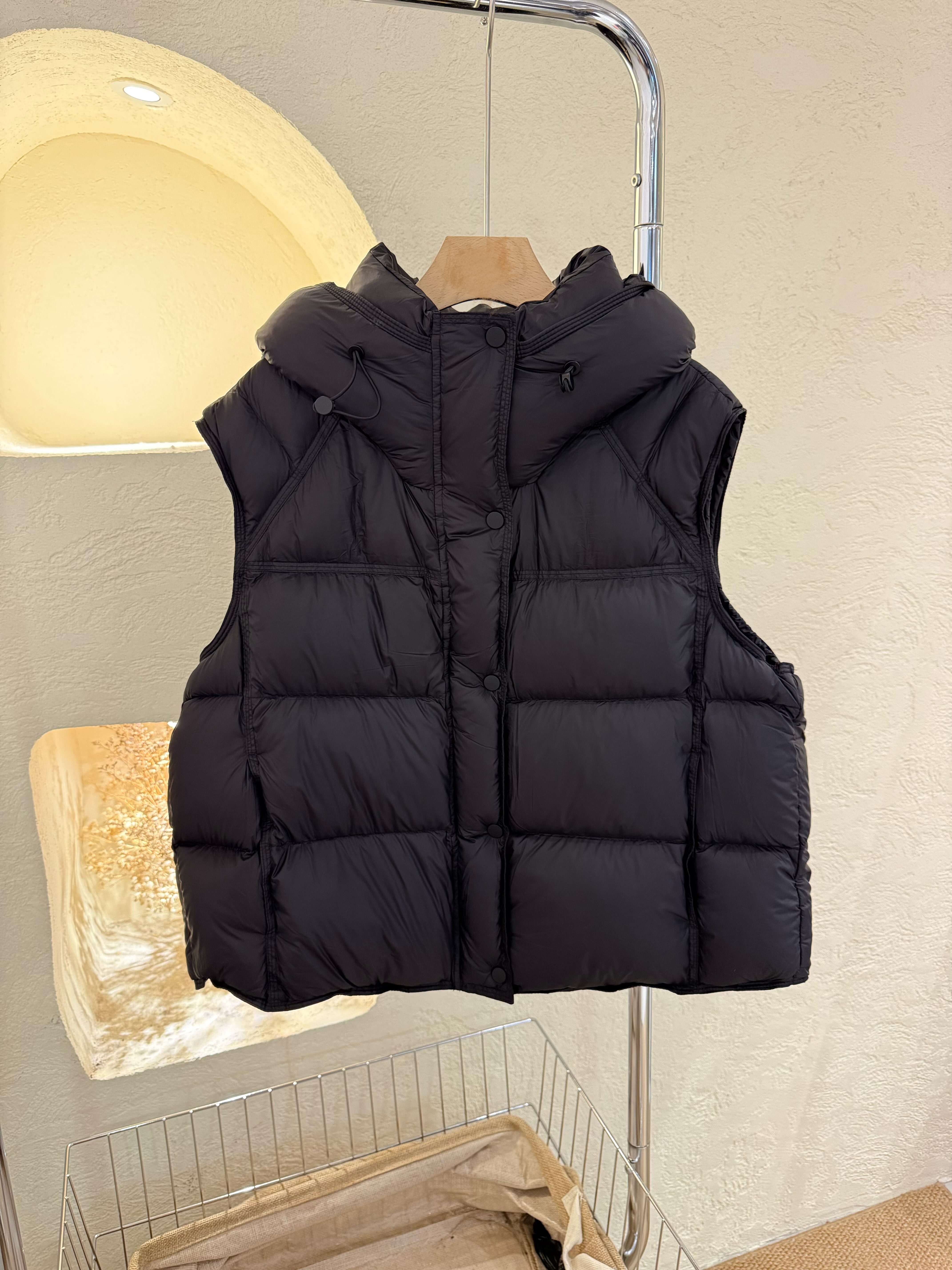 无袖坎肩90白鸭绒马甲背心羽绒服
