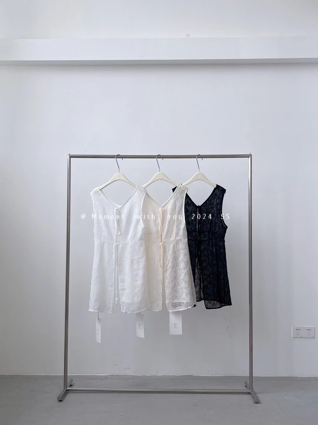 韩系ins风透视纯色系带