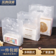 定制烘焙包装 塑料冲口食品手提袋100个 外卖袋西点面包蛋糕打包袋