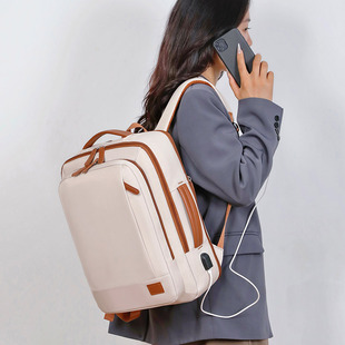 女士外出旅行双肩包轻便男款大容量2026新款户外防水商务电脑背包