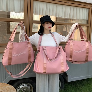 行李包短途简约便携单肩手提旅行包两用大容量特大号健身房运动包