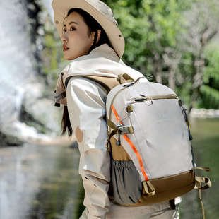 女士外出旅行双肩包轻便防水男款大容量超轻高颜值大学生书包背包
