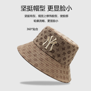 2026新款秋冬渔夫帽女遮阳防晒高级感素颜神器薄款日系帽子显脸小