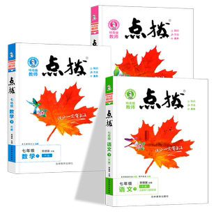 2026春新版荣德基点拨七八九年级上下册语文数学英语物理化学人教版RJ 初中初一二三789年级特高级教师训练解读辅导书点拔提分笔记