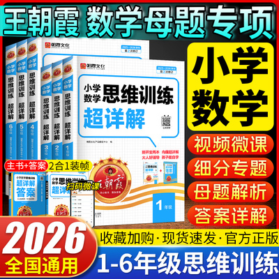 王朝霞小学数学思维训练100篇