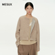 MESUX米岫25秋冬迪木尔风羊驼毛混纺双面短款 箱型呢大衣MNWUI102