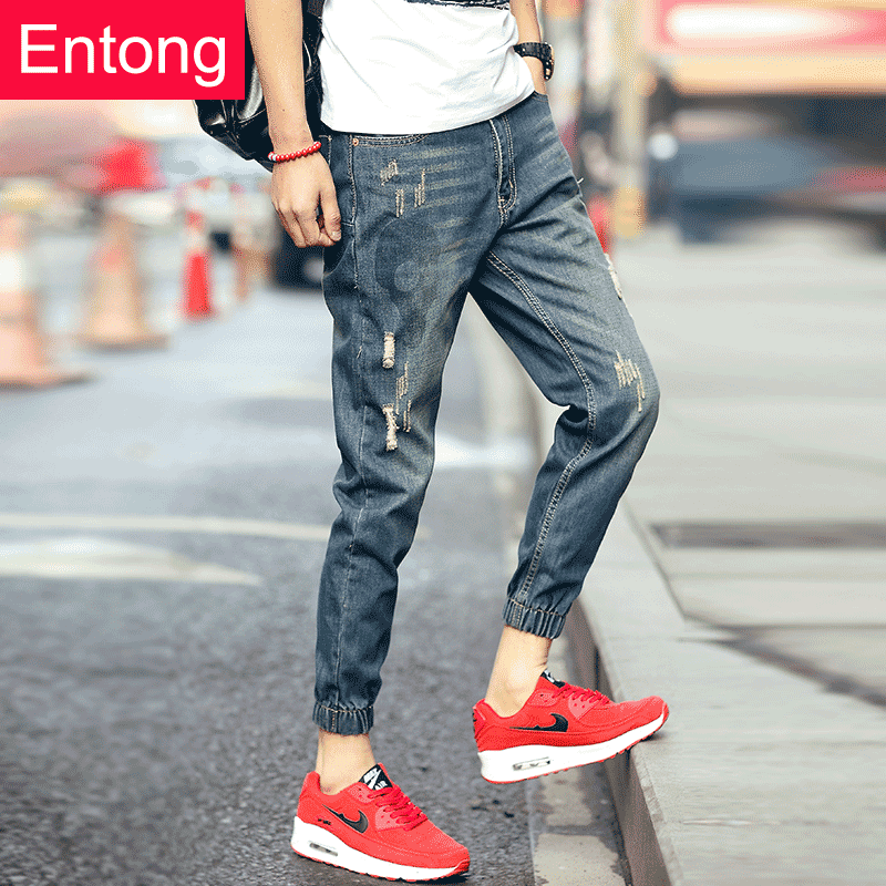 Jeans pour adolescent pieds Slim pour Quatre saisons - Ref 1470815 Image 1