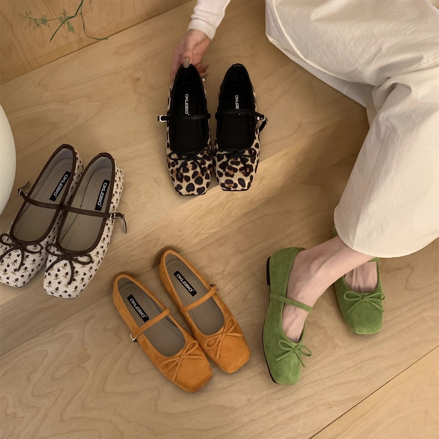 法式韩式蝴蝶结玛丽珍鞋女方头春季新款2026浅口一字扣软底平底鞋,女鞋,玛丽珍鞋,淘宝优惠券,粉丝福利购,淘宝优惠卷