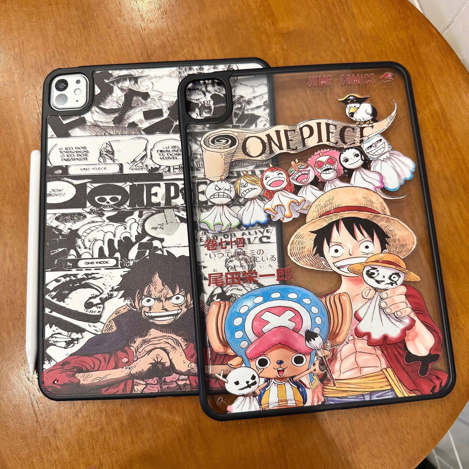 适用苹果iPad Pro11英寸iPad第11代Air7/8外壳M4平板m5卡通海贼王乔巴路飞mini7保护套6软边硬壳2025电脑后壳