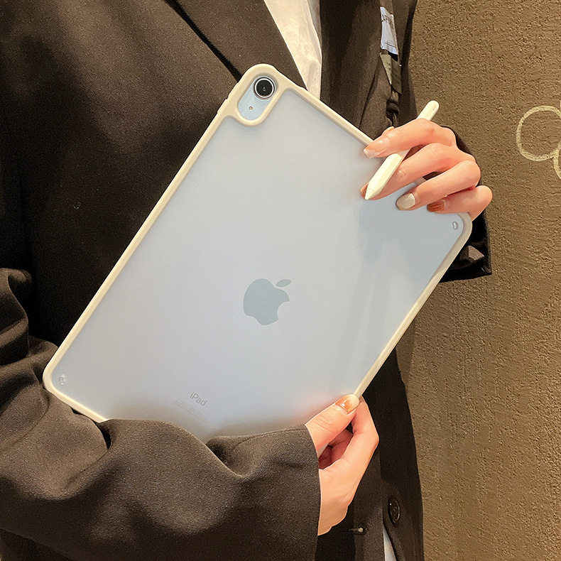 适用苹果ipad Pro 11英寸2024透明磨砂mini7迷你6全包软边硬壳保护套M5新款Air8代11Pro平板电脑后壳无盖2025