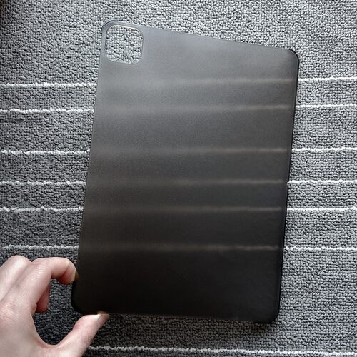 缺边2025新款iPad Pro 11寸磨砂透明平板套13寸适用苹果Air11英寸M4芯片保护壳2026第10代后超薄防弯硬壳无盖