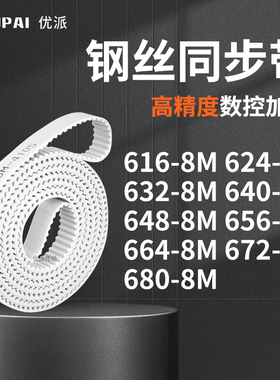 同步皮带8M6328M6408M6488M6568M6648M6728M680-8M机械PU型同步带
