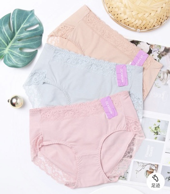 蕾丝边内裤Deanfun/蝶安芬