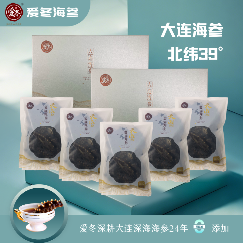 大连爱冬半干海参 500g 大连辽参刺参
