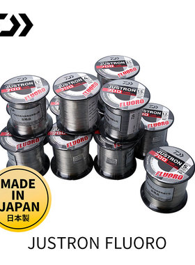 DAIWA达亿瓦JUSTRON碳线日本进口高强度耐磨泛用碳素线钓鱼线渔具