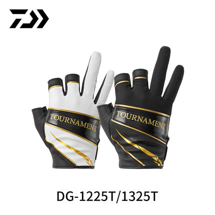 DAIWA达亿瓦 25秋冬DG-1225/1325T图鲁门矶钓手套露3/5指钓鱼手套