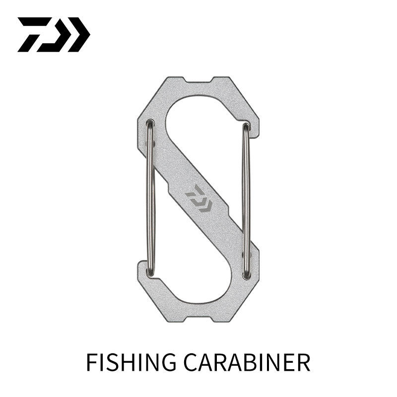 DAIWA达亿瓦 24新款FISHING CARABINER S型挂扣钓鱼配件8字扣环
