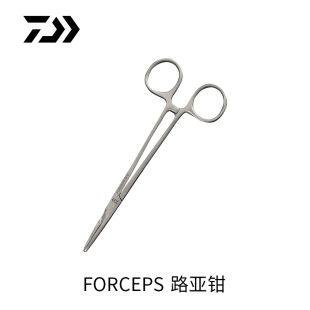 DAIWA/达亿瓦 D FORCEPS 路亚钳 摘钩钳 弯嘴钳 全金属垂钓用配件