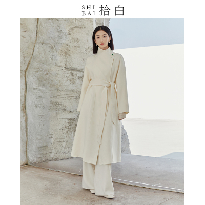 拾白轻奢达人高端双面呢羊绒大衣