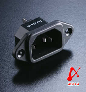 原装正品日本古河 INLETS 镀金 镀铑 10A hifi发烧 电源插座