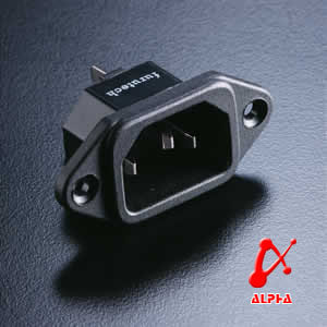 原装正品日本古河 INLETS 镀金 镀铑 10A hifi发烧 电源插座