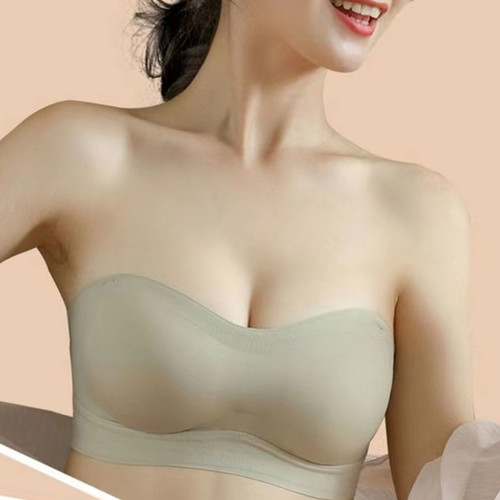 无痕乳胶内衣女无肩带少女文胸