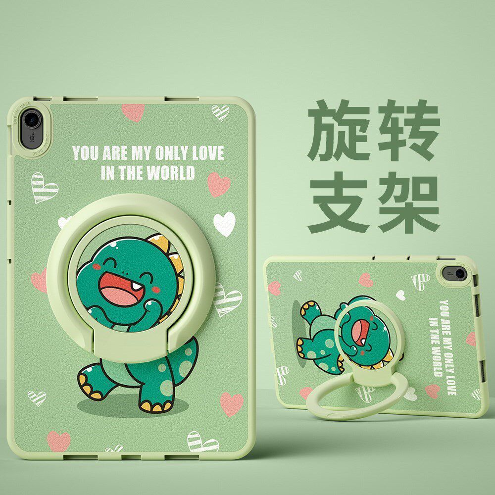 适用华为scm一w09平板保护套 防摔壳scm w09平板外壳旋转支架matepad