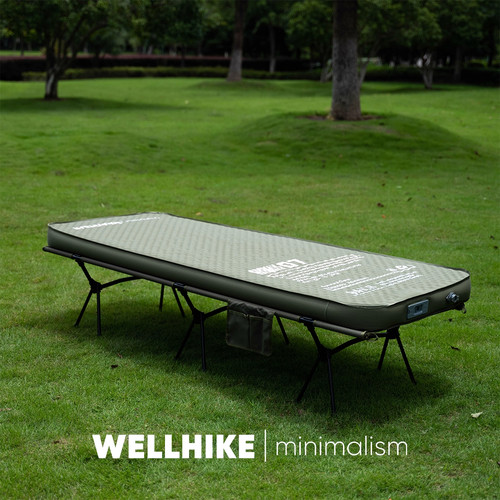 WELLHIKE户外SWS自动充气床慢回弹海绵睡垫 防潮露营午休租房单人