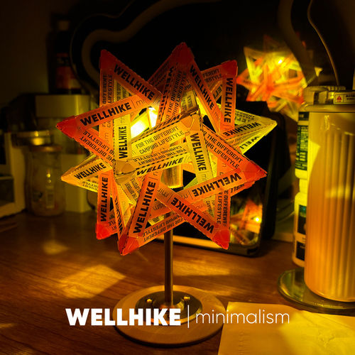 WELLHIKE水晶灯罩金平糖户外露营氛围折叠彩色38goalzero配件材料