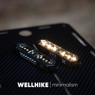 WELLHIKE户外风绳警示灯露营帐篷天幕氛围地钉提示装饰挂磁吸串灯