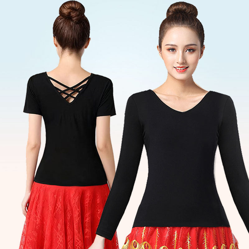 莫代尔上衣女式春夏季跳舞