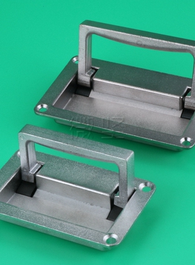 LS002-1-2面板拉手机箱柜扣手LS267不锈钢电柜箱方形暗拉手工具箱