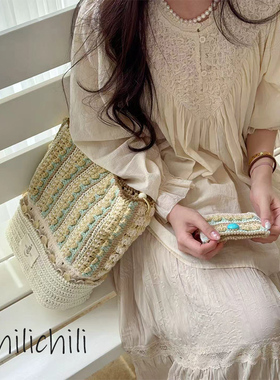 CHILI 原创设计手工钩织秋冬限定设计创意大容量包托特DIY材料包