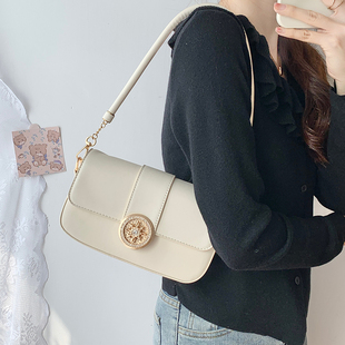 包包女2025夏季 小众轻奢单肩包高级质感斜挎包 新款 腋下法棍包法式