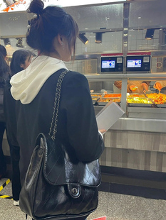 托特包包女2025新款时尚小香风流浪包单肩大容量菱格链条包通勤包