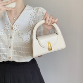 辣妹小包包女2025新款 小众法式 高级感白色百搭复古洋气手提斜挎包