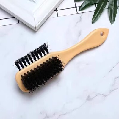 纯猪鬃毛鞋油刷鞋洗鞋刷子擦鞋打鞋油家用多功能软毛皮鞋刷