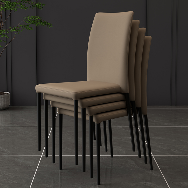 可好猫抓皮可叠放餐椅免安装