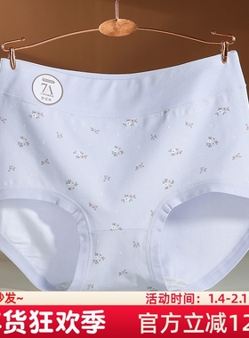 大码胖mm200斤内裤女2025新款纯棉7a抗菌全棉裆高腰中老年人短裤