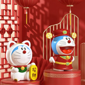 正版 哆啦A梦招财猫存钱罐手办摆件男生女生储蓄罐新年小礼物 新款