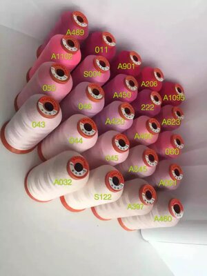 海成牌402涤纶缝纫线 4000Y 粉色