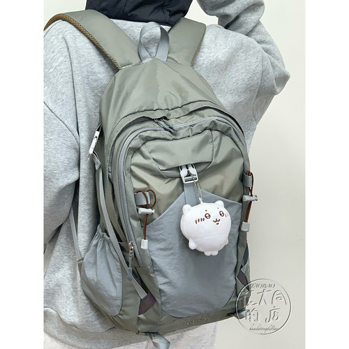 美式大容量户外登山包男女大学生书包轻便旅行双肩包健身运动背包