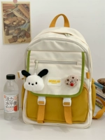 Желтый + маленький кулон собак [Отправить куки -брошь]