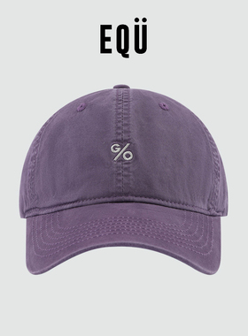 百分号%安可拉红刺绣鸭舌帽日系户外中性遮阳棒球帽baseball cap