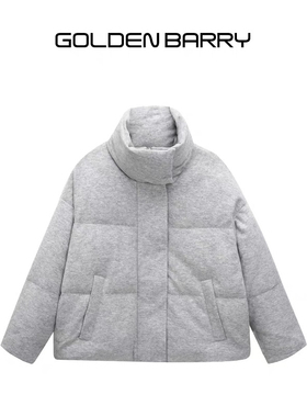 GOLDEN BARRY金和百瑞2025年冬季羊绒面料短款鹅绒服133085